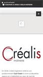 Mobile Screenshot of crealis-ingenierie.com